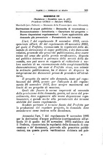 La giustizia amministrativa raccolta di decisioni e pareri del Consiglio di Stato, decisioni della Corte dei conti, sentenze della Cassazione di Roma, e decisioni delle Giunte provinciali amministrative