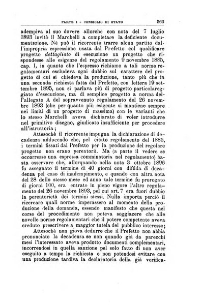 La giustizia amministrativa raccolta di decisioni e pareri del Consiglio di Stato, decisioni della Corte dei conti, sentenze della Cassazione di Roma, e decisioni delle Giunte provinciali amministrative