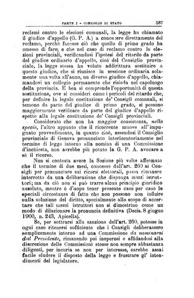 La giustizia amministrativa raccolta di decisioni e pareri del Consiglio di Stato, decisioni della Corte dei conti, sentenze della Cassazione di Roma, e decisioni delle Giunte provinciali amministrative