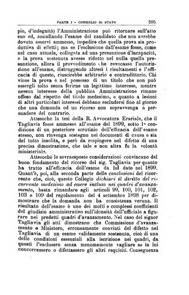 La giustizia amministrativa raccolta di decisioni e pareri del Consiglio di Stato, decisioni della Corte dei conti, sentenze della Cassazione di Roma, e decisioni delle Giunte provinciali amministrative