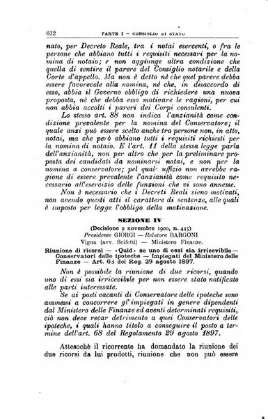 La giustizia amministrativa raccolta di decisioni e pareri del Consiglio di Stato, decisioni della Corte dei conti, sentenze della Cassazione di Roma, e decisioni delle Giunte provinciali amministrative