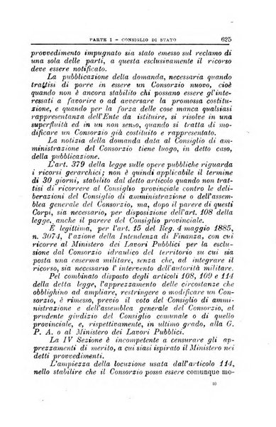 La giustizia amministrativa raccolta di decisioni e pareri del Consiglio di Stato, decisioni della Corte dei conti, sentenze della Cassazione di Roma, e decisioni delle Giunte provinciali amministrative