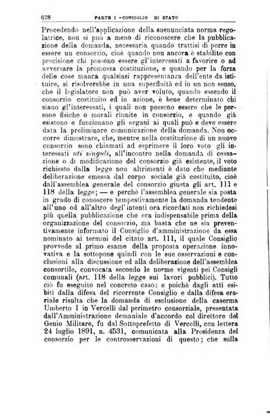 La giustizia amministrativa raccolta di decisioni e pareri del Consiglio di Stato, decisioni della Corte dei conti, sentenze della Cassazione di Roma, e decisioni delle Giunte provinciali amministrative