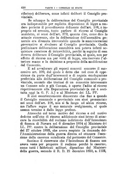 La giustizia amministrativa raccolta di decisioni e pareri del Consiglio di Stato, decisioni della Corte dei conti, sentenze della Cassazione di Roma, e decisioni delle Giunte provinciali amministrative