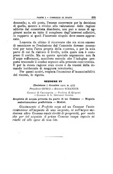 La giustizia amministrativa raccolta di decisioni e pareri del Consiglio di Stato, decisioni della Corte dei conti, sentenze della Cassazione di Roma, e decisioni delle Giunte provinciali amministrative