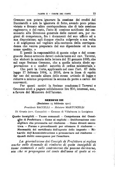 La giustizia amministrativa raccolta di decisioni e pareri del Consiglio di Stato, decisioni della Corte dei conti, sentenze della Cassazione di Roma, e decisioni delle Giunte provinciali amministrative