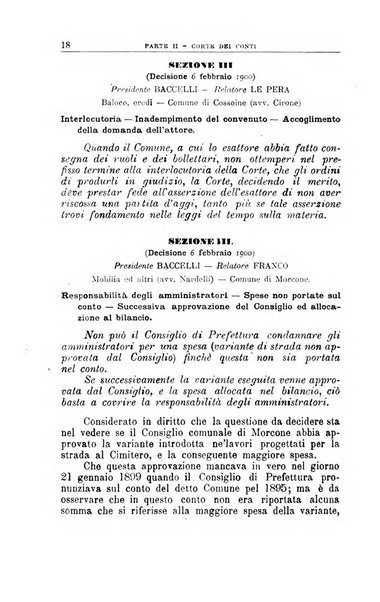 La giustizia amministrativa raccolta di decisioni e pareri del Consiglio di Stato, decisioni della Corte dei conti, sentenze della Cassazione di Roma, e decisioni delle Giunte provinciali amministrative