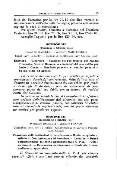 La giustizia amministrativa raccolta di decisioni e pareri del Consiglio di Stato, decisioni della Corte dei conti, sentenze della Cassazione di Roma, e decisioni delle Giunte provinciali amministrative