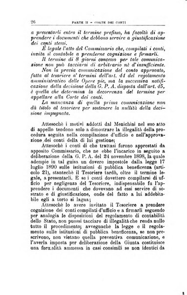 La giustizia amministrativa raccolta di decisioni e pareri del Consiglio di Stato, decisioni della Corte dei conti, sentenze della Cassazione di Roma, e decisioni delle Giunte provinciali amministrative