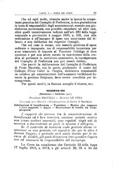 La giustizia amministrativa raccolta di decisioni e pareri del Consiglio di Stato, decisioni della Corte dei conti, sentenze della Cassazione di Roma, e decisioni delle Giunte provinciali amministrative