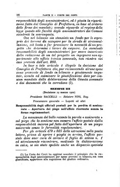 La giustizia amministrativa raccolta di decisioni e pareri del Consiglio di Stato, decisioni della Corte dei conti, sentenze della Cassazione di Roma, e decisioni delle Giunte provinciali amministrative