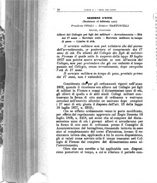 La giustizia amministrativa raccolta di decisioni e pareri del Consiglio di Stato, decisioni della Corte dei conti, sentenze della Cassazione di Roma, e decisioni delle Giunte provinciali amministrative