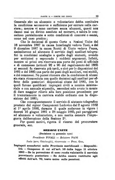 La giustizia amministrativa raccolta di decisioni e pareri del Consiglio di Stato, decisioni della Corte dei conti, sentenze della Cassazione di Roma, e decisioni delle Giunte provinciali amministrative