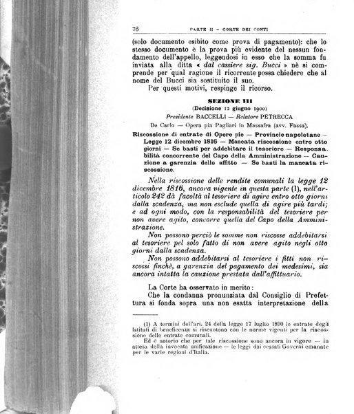 La giustizia amministrativa raccolta di decisioni e pareri del Consiglio di Stato, decisioni della Corte dei conti, sentenze della Cassazione di Roma, e decisioni delle Giunte provinciali amministrative