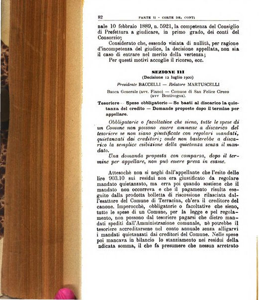 La giustizia amministrativa raccolta di decisioni e pareri del Consiglio di Stato, decisioni della Corte dei conti, sentenze della Cassazione di Roma, e decisioni delle Giunte provinciali amministrative