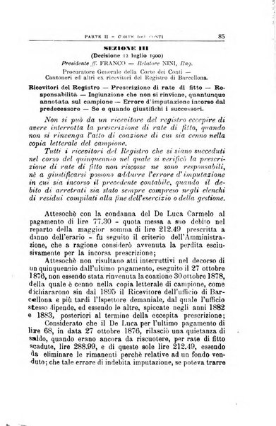 La giustizia amministrativa raccolta di decisioni e pareri del Consiglio di Stato, decisioni della Corte dei conti, sentenze della Cassazione di Roma, e decisioni delle Giunte provinciali amministrative