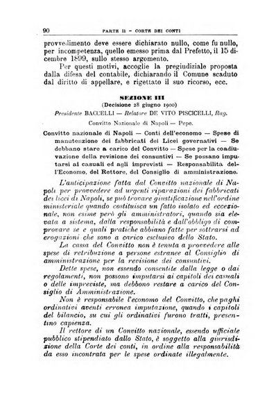 La giustizia amministrativa raccolta di decisioni e pareri del Consiglio di Stato, decisioni della Corte dei conti, sentenze della Cassazione di Roma, e decisioni delle Giunte provinciali amministrative