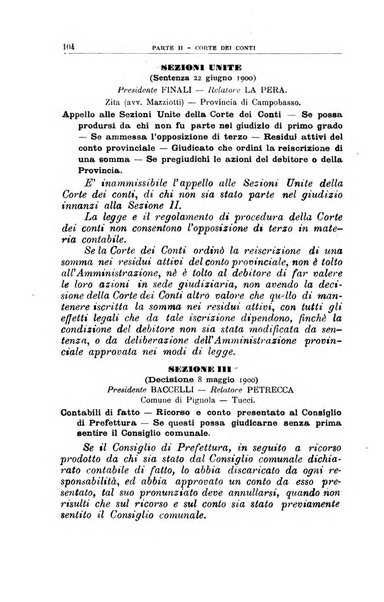 La giustizia amministrativa raccolta di decisioni e pareri del Consiglio di Stato, decisioni della Corte dei conti, sentenze della Cassazione di Roma, e decisioni delle Giunte provinciali amministrative