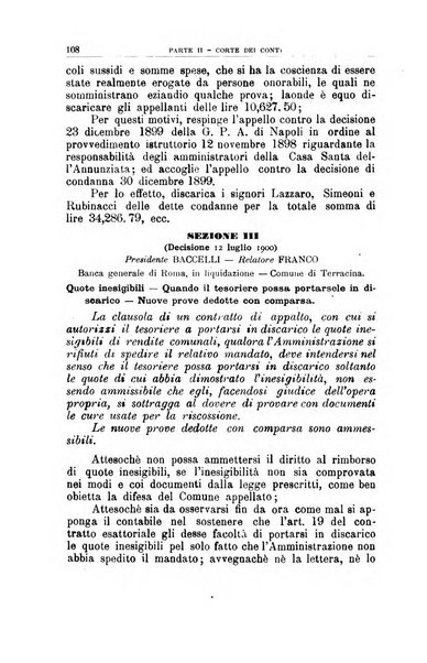 La giustizia amministrativa raccolta di decisioni e pareri del Consiglio di Stato, decisioni della Corte dei conti, sentenze della Cassazione di Roma, e decisioni delle Giunte provinciali amministrative