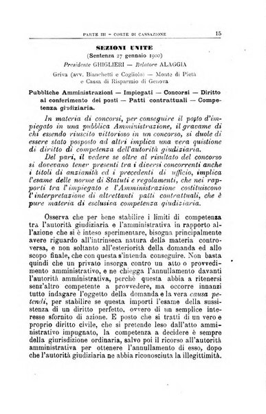 La giustizia amministrativa raccolta di decisioni e pareri del Consiglio di Stato, decisioni della Corte dei conti, sentenze della Cassazione di Roma, e decisioni delle Giunte provinciali amministrative