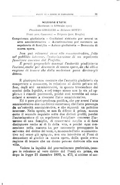 La giustizia amministrativa raccolta di decisioni e pareri del Consiglio di Stato, decisioni della Corte dei conti, sentenze della Cassazione di Roma, e decisioni delle Giunte provinciali amministrative