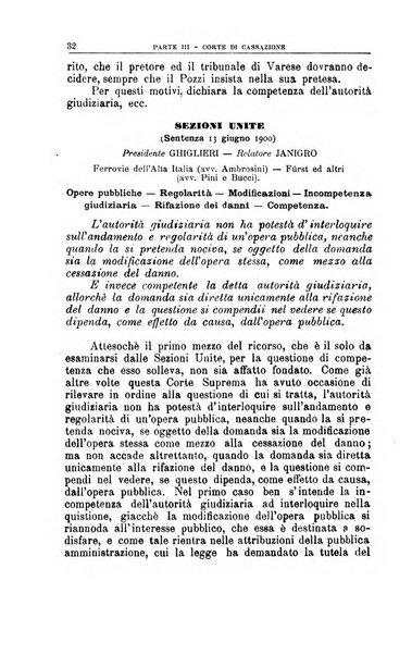 La giustizia amministrativa raccolta di decisioni e pareri del Consiglio di Stato, decisioni della Corte dei conti, sentenze della Cassazione di Roma, e decisioni delle Giunte provinciali amministrative