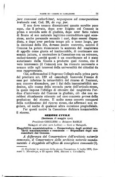 La giustizia amministrativa raccolta di decisioni e pareri del Consiglio di Stato, decisioni della Corte dei conti, sentenze della Cassazione di Roma, e decisioni delle Giunte provinciali amministrative