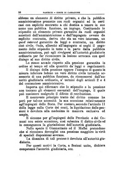 La giustizia amministrativa raccolta di decisioni e pareri del Consiglio di Stato, decisioni della Corte dei conti, sentenze della Cassazione di Roma, e decisioni delle Giunte provinciali amministrative