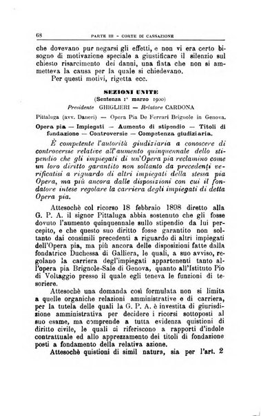 La giustizia amministrativa raccolta di decisioni e pareri del Consiglio di Stato, decisioni della Corte dei conti, sentenze della Cassazione di Roma, e decisioni delle Giunte provinciali amministrative