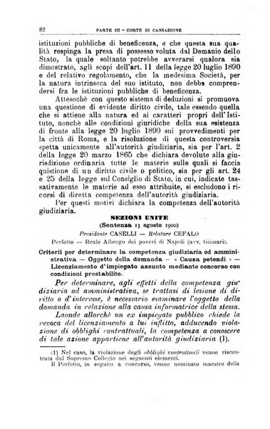 La giustizia amministrativa raccolta di decisioni e pareri del Consiglio di Stato, decisioni della Corte dei conti, sentenze della Cassazione di Roma, e decisioni delle Giunte provinciali amministrative