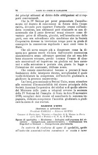 La giustizia amministrativa raccolta di decisioni e pareri del Consiglio di Stato, decisioni della Corte dei conti, sentenze della Cassazione di Roma, e decisioni delle Giunte provinciali amministrative