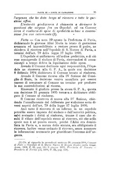 La giustizia amministrativa raccolta di decisioni e pareri del Consiglio di Stato, decisioni della Corte dei conti, sentenze della Cassazione di Roma, e decisioni delle Giunte provinciali amministrative