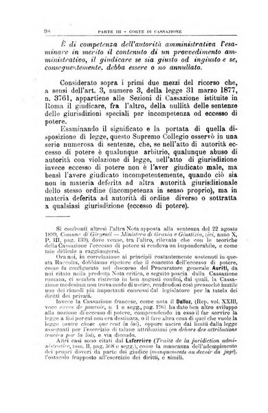 La giustizia amministrativa raccolta di decisioni e pareri del Consiglio di Stato, decisioni della Corte dei conti, sentenze della Cassazione di Roma, e decisioni delle Giunte provinciali amministrative