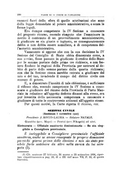 La giustizia amministrativa raccolta di decisioni e pareri del Consiglio di Stato, decisioni della Corte dei conti, sentenze della Cassazione di Roma, e decisioni delle Giunte provinciali amministrative