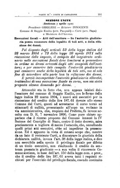 La giustizia amministrativa raccolta di decisioni e pareri del Consiglio di Stato, decisioni della Corte dei conti, sentenze della Cassazione di Roma, e decisioni delle Giunte provinciali amministrative