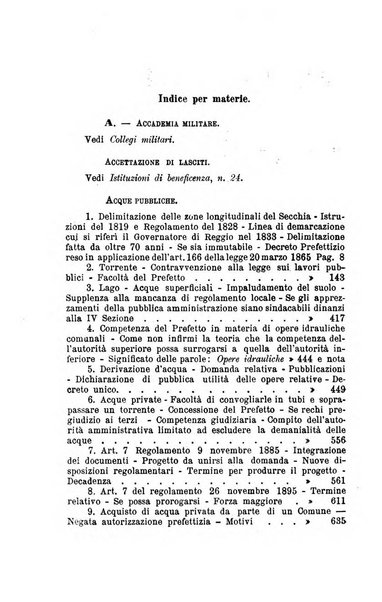 La giustizia amministrativa raccolta di decisioni e pareri del Consiglio di Stato, decisioni della Corte dei conti, sentenze della Cassazione di Roma, e decisioni delle Giunte provinciali amministrative