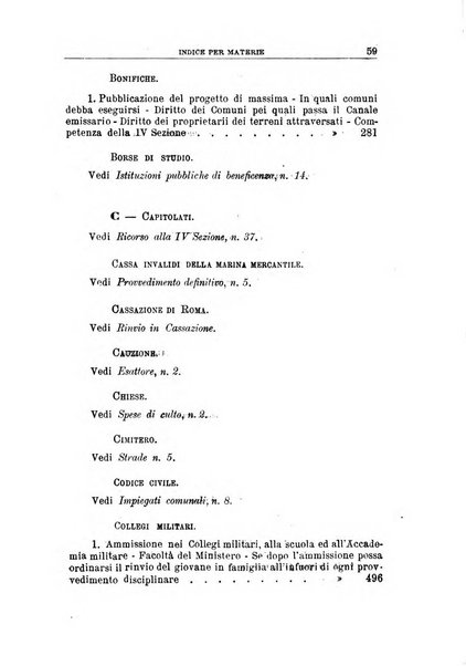 La giustizia amministrativa raccolta di decisioni e pareri del Consiglio di Stato, decisioni della Corte dei conti, sentenze della Cassazione di Roma, e decisioni delle Giunte provinciali amministrative