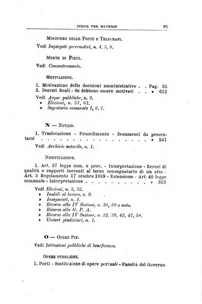 La giustizia amministrativa raccolta di decisioni e pareri del Consiglio di Stato, decisioni della Corte dei conti, sentenze della Cassazione di Roma, e decisioni delle Giunte provinciali amministrative