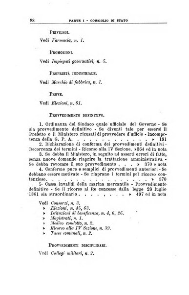 La giustizia amministrativa raccolta di decisioni e pareri del Consiglio di Stato, decisioni della Corte dei conti, sentenze della Cassazione di Roma, e decisioni delle Giunte provinciali amministrative