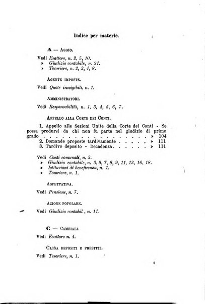 La giustizia amministrativa raccolta di decisioni e pareri del Consiglio di Stato, decisioni della Corte dei conti, sentenze della Cassazione di Roma, e decisioni delle Giunte provinciali amministrative