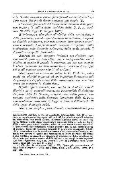 La giustizia amministrativa raccolta di decisioni e pareri del Consiglio di Stato, decisioni della Corte dei conti, sentenze della Cassazione di Roma, e decisioni delle Giunte provinciali amministrative