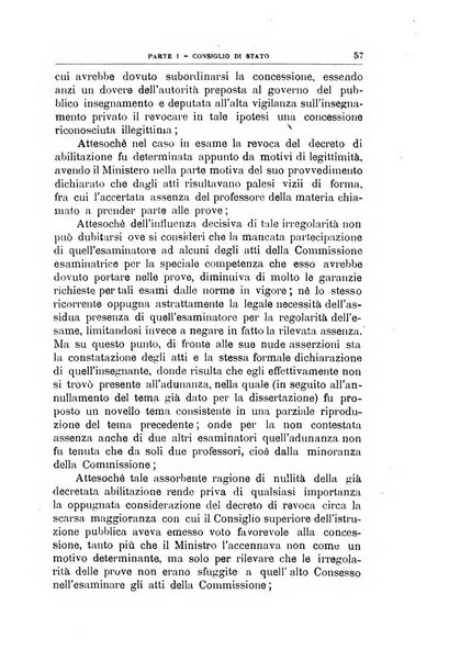 La giustizia amministrativa raccolta di decisioni e pareri del Consiglio di Stato, decisioni della Corte dei conti, sentenze della Cassazione di Roma, e decisioni delle Giunte provinciali amministrative