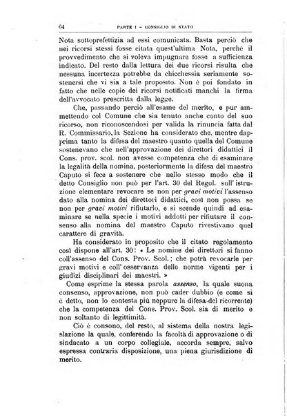 La giustizia amministrativa raccolta di decisioni e pareri del Consiglio di Stato, decisioni della Corte dei conti, sentenze della Cassazione di Roma, e decisioni delle Giunte provinciali amministrative