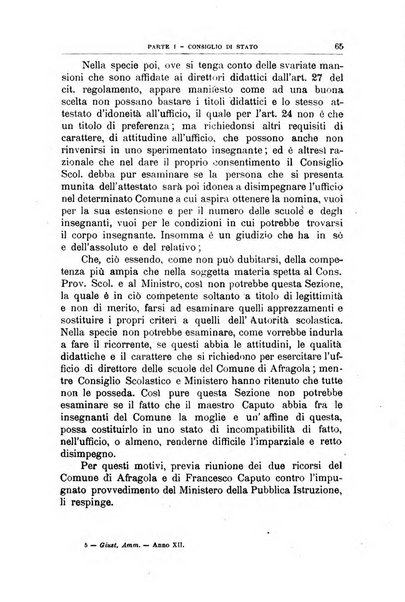 La giustizia amministrativa raccolta di decisioni e pareri del Consiglio di Stato, decisioni della Corte dei conti, sentenze della Cassazione di Roma, e decisioni delle Giunte provinciali amministrative