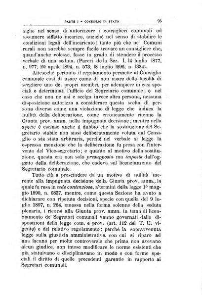 La giustizia amministrativa raccolta di decisioni e pareri del Consiglio di Stato, decisioni della Corte dei conti, sentenze della Cassazione di Roma, e decisioni delle Giunte provinciali amministrative