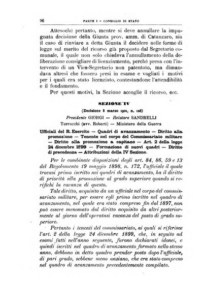 La giustizia amministrativa raccolta di decisioni e pareri del Consiglio di Stato, decisioni della Corte dei conti, sentenze della Cassazione di Roma, e decisioni delle Giunte provinciali amministrative