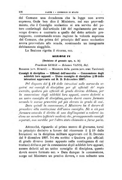 La giustizia amministrativa raccolta di decisioni e pareri del Consiglio di Stato, decisioni della Corte dei conti, sentenze della Cassazione di Roma, e decisioni delle Giunte provinciali amministrative