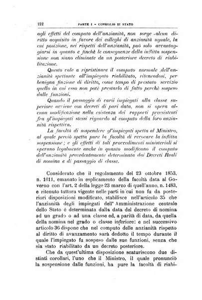 La giustizia amministrativa raccolta di decisioni e pareri del Consiglio di Stato, decisioni della Corte dei conti, sentenze della Cassazione di Roma, e decisioni delle Giunte provinciali amministrative