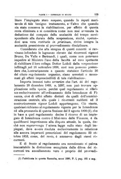 La giustizia amministrativa raccolta di decisioni e pareri del Consiglio di Stato, decisioni della Corte dei conti, sentenze della Cassazione di Roma, e decisioni delle Giunte provinciali amministrative