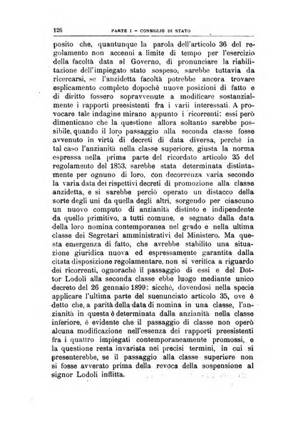 La giustizia amministrativa raccolta di decisioni e pareri del Consiglio di Stato, decisioni della Corte dei conti, sentenze della Cassazione di Roma, e decisioni delle Giunte provinciali amministrative